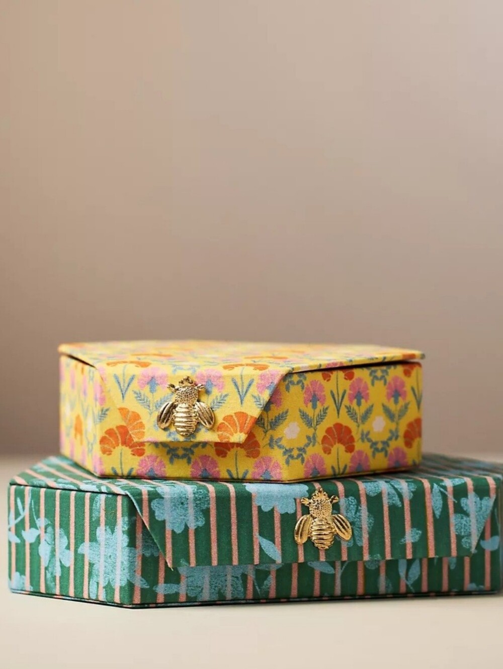 Anthropologie, Annie Floral Jewelry Box - Large